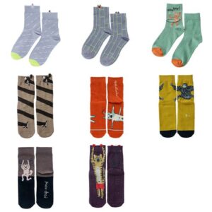 26AW Bold Print Socks, 1 Pair