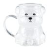 Wancolle Die Cut Glass Mug, Schnauzer