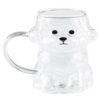 Wancolle Die Cut Glass Mug, Toy Poodle