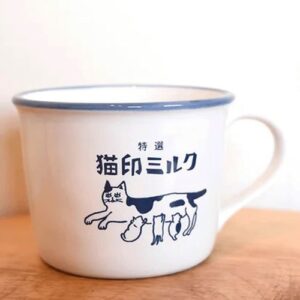 Nekojirushi Milk Mug, White