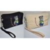 Schnauzer Embroidery 3 Zip Pouch
