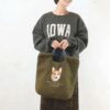 Boa Animal Embroidery Paracord Tote Bag