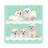 cococi wanko Maltese Chenille Towel Handkerchief