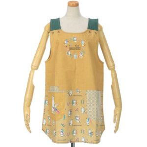 Cats All Over Apron, Mustard