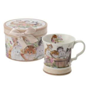 Cat Portrait Mug, Gift Boxed
