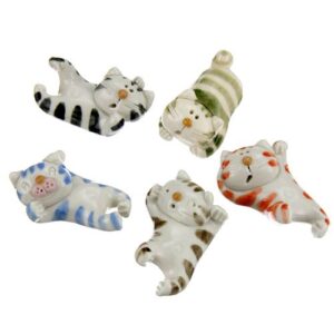 Cat Chopstick Rests, Set of Five