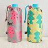 Bottle Sleeve, Cats and Trees