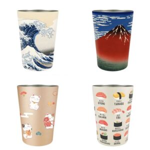 Japanese Motif Vacuum Tumbler, 450ml