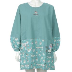Matilda Cat Kappogi Smock, Teal